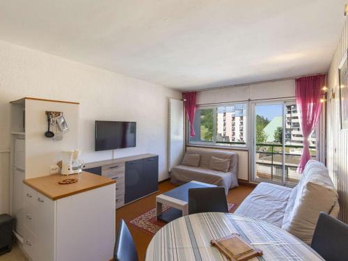 Studio 4 pers, pied des pistes, balcon, kitchenette équipée, Gourette - FR-1-400-46