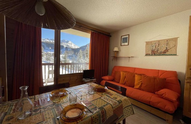 Studio avec balcon à Montgenèvre, animaux acceptés - FR-1-330D-35