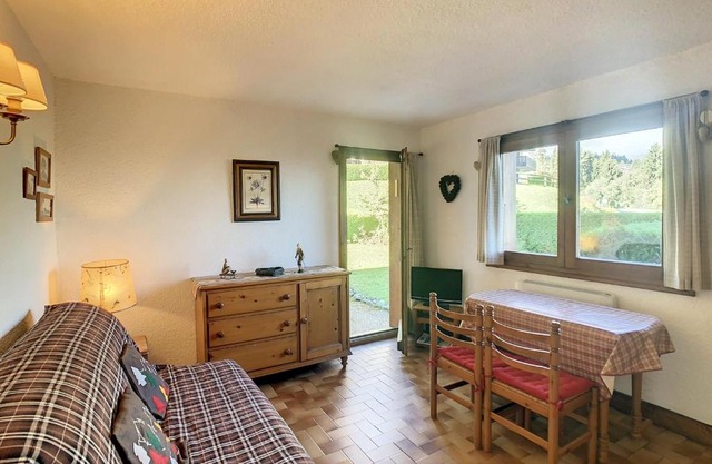 Studio Cabine avec Jardin Privatif près du Téléski du Bouchet - Combloux - FR-1-560-40