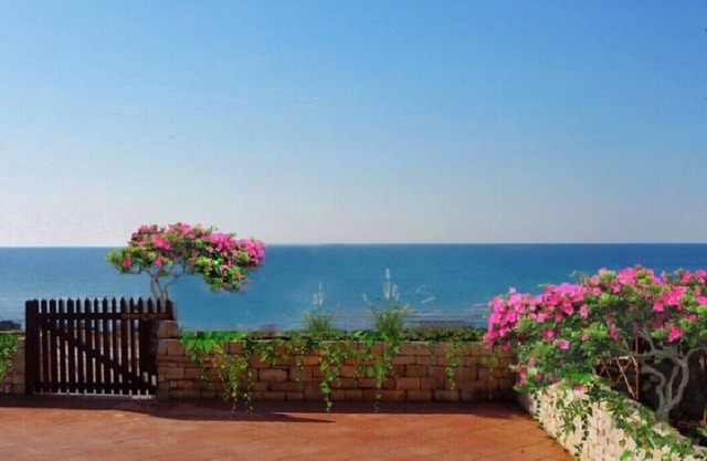 Studio sea view terrace Zambratija WiFi air-conditioned barbecue parking