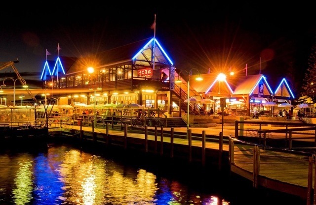 Stunning views to Fishing Boat Harbour Fremantle