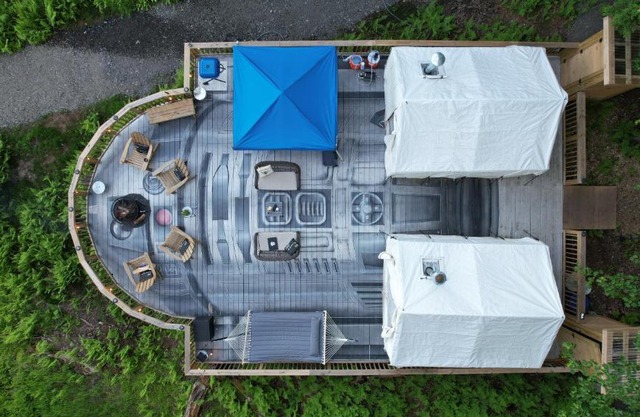 Tentrr Signature Site - R2 at the Tentrr Catskill Retreat - Double Camp with Lake View