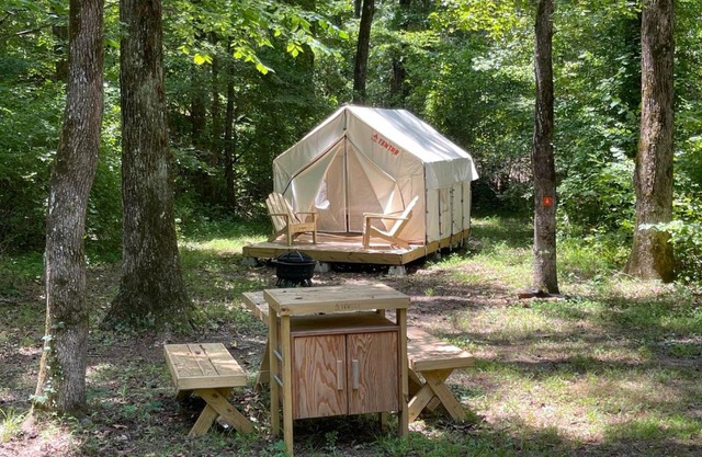 Tentrr State Park Site - Mississippi Wall Doxey State Park - Woodland A - Single Camp