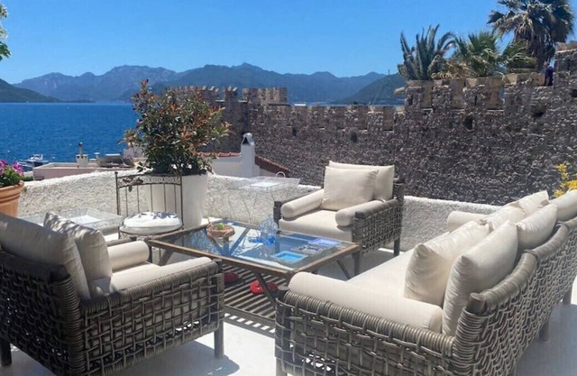 This villa is a 7 bedroom(s), 7.5 bathrooms, located in Marmaris, Muğla.