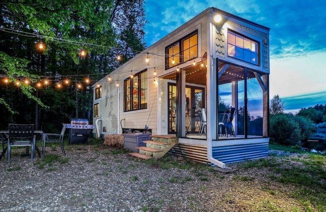 Tiny Home Escape Swimmable Pond WiFi Pets OK