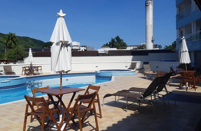 UBATUBA ENSEADA - NEW FIT, SEA VIEW, NEAR THE BEACH, 2 DORM, C/AIR COND.