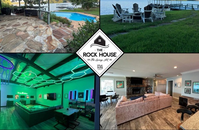 Unique Lake House - Dock - Hot Tub/Pool - GameRoom