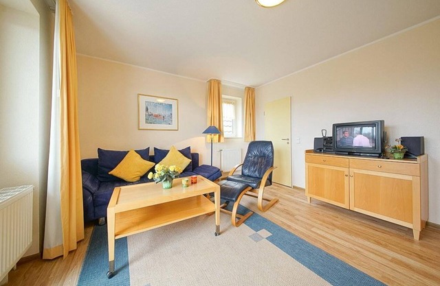 Vacation apartment on the North Sea with balcony, sea view and direct beach access -