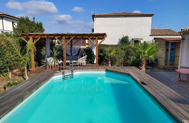 Villa de 3 chambres avec piscine privee jardin clos et wifi a Bessana