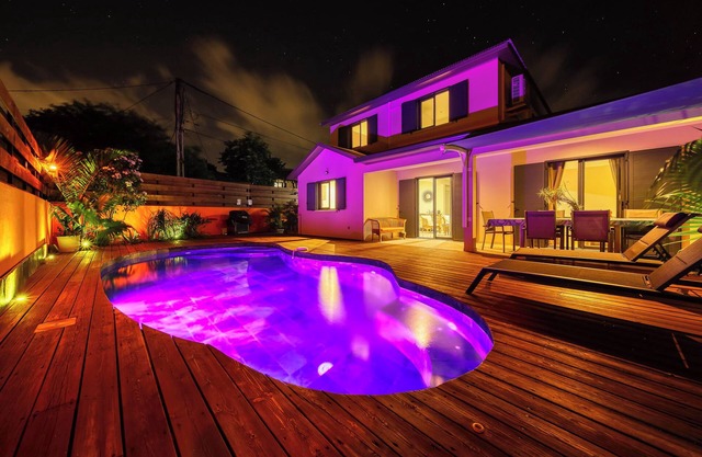 Villa des Castors 3* - Heated natural stone swimming pool with hot tub
