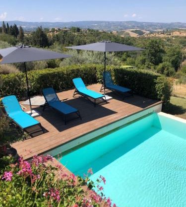 VILLA TOSCANA - PISCINA PRIVATA E JACUZZI -CERTALDO
