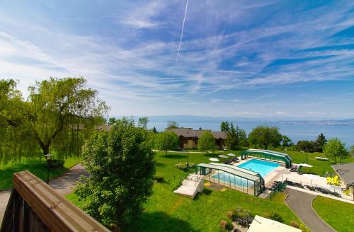 Vue Lac Léman & Piscine - Parking free - Confort Appart 6 pers