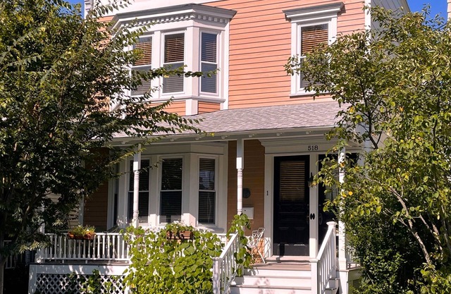 You're in the Pink at a lovely and comfortable1900s home in a quiet neighborhood