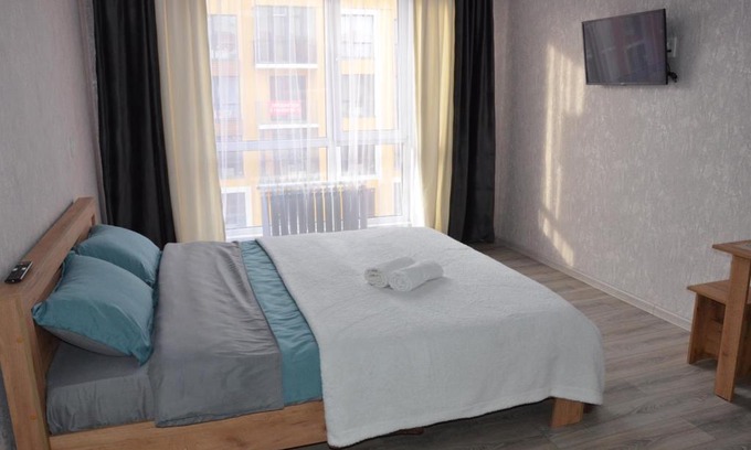 Kaztsik Apartment | Студия №2 LifeHouseAlmaty в ЖК Теремки-2