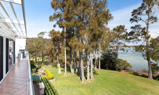 Corlette House | 1/44 Danalene Pde - fantastic waterfront property with air con