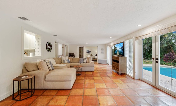 The Cove House | 2/2 salt water pool home with king beds