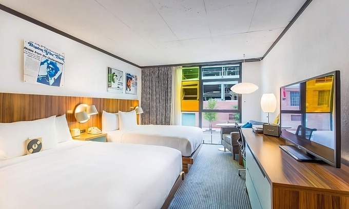 West Fens Hotel | 2 Retro-vibe Units w/Balcony! Parking, Onsite Pool, Garden! Near Inman Square
