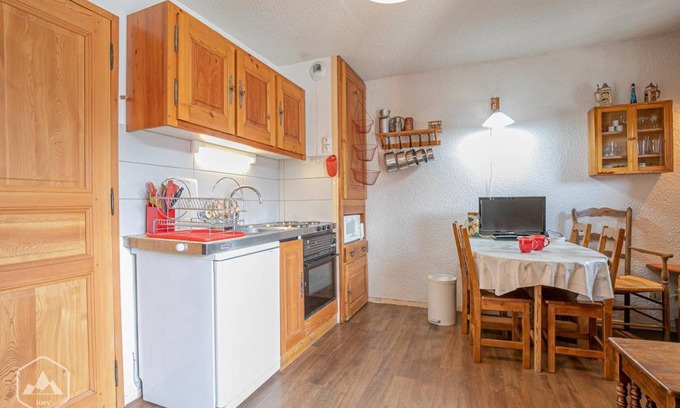 Aussois Apartment | 21 m² Studio flat ∙ 1 bedroom ∙ 3 guests