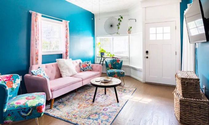 Dayton Apartment | 2br House in Walnut Hills+Near UD+50inTV+Fully Equipped+Laundry+Sleeps 5 ppl