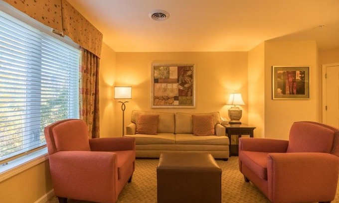 Williamstown Apartment | 2BR Suite w Pools at Vacation Village in the Berkshires