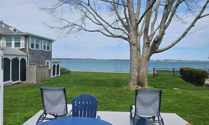 Cataumet Cottage | 3 bed 2 bath Beach Front Cottage in private neighborhood on Buzzards Bay