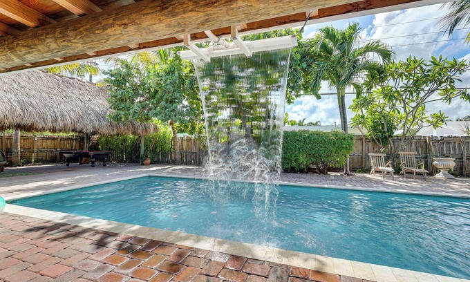 Deerfield Beach Cottage | 3 Mi to Deerfield Beach! Home w/Poolside Oasis!