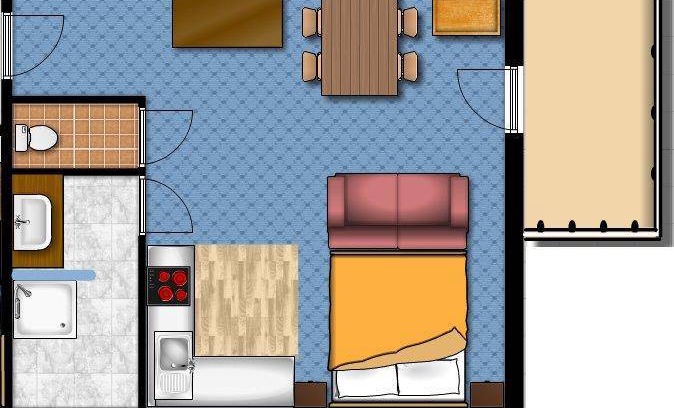 Thomatal Apartment | 35 m² Apartment ∙ 1 bedroom ∙ 4 guests