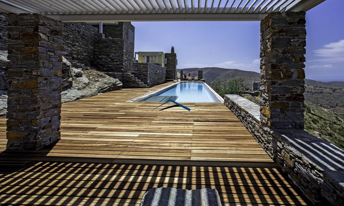 Kea House | 4 houses with a panoramic sea view and a 25 meters long swimming pool