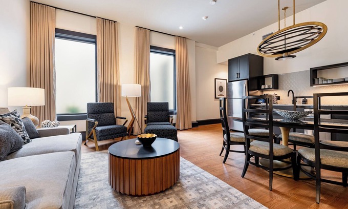Central Business District Hotel | 4BR Rare Group Space + Private Patio on Canal St | The Mayfair