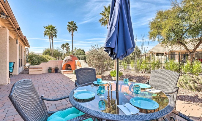 Oakwood House | 55+ Sun Lakes Casa w/Patio & Pool Access