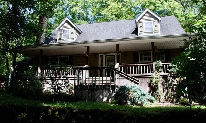 Brevard Cabin | 8 acres of privacy , stream and waterfall, Dupont, pets welcome.