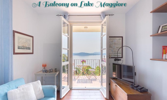 Belgirate Apartment | A Balcony on Lake Maggiore
