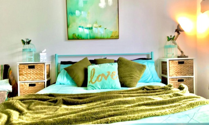 New Brighton House | A Little Bit Beachy Modern Guest Room and Private Toilet