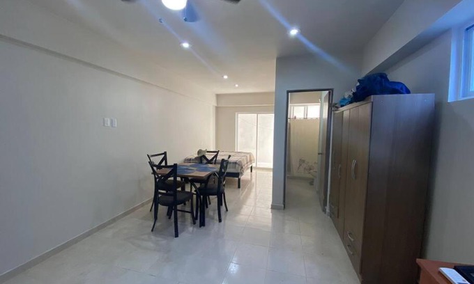 Ejidal Apartment | Acogedor estudio con piscina