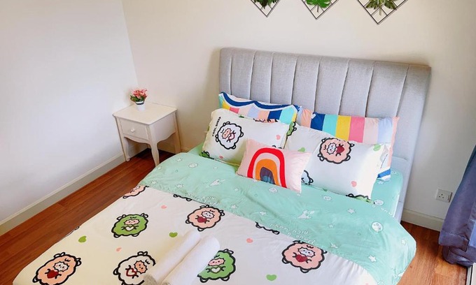 Medini Apartment | AFINITI-Legoland-walk5min CottonSheep 2RB Max8pax Bathtub