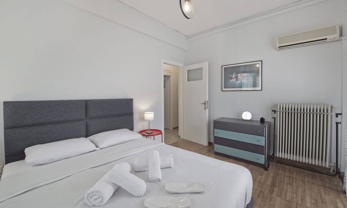 Kallithea Apartment | Alemar Quiet Kallithea Retreat with AC, Wifi