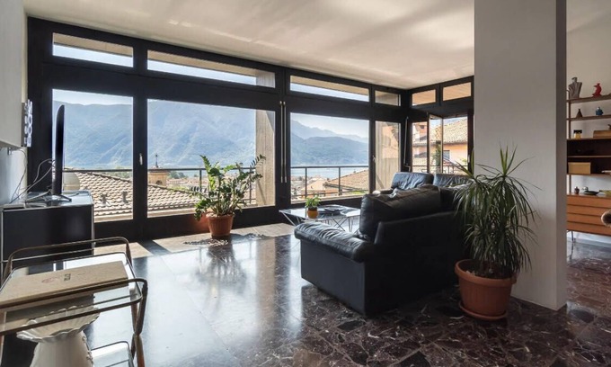 Massagno Apartment | amazing design apartment with balcony overlooking the lake with private garage