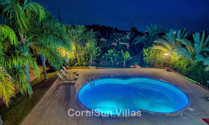 Pegeia Villa | Amazing Pool, Complete Privacy, Amenities and Beach Nearby