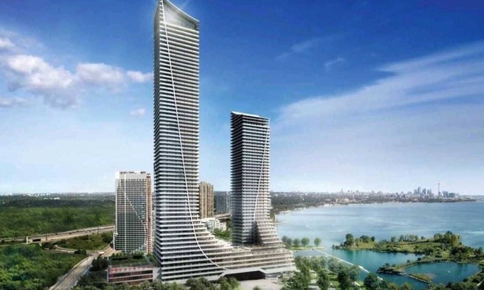 Humber Bay Condo | AMAZING VIEW LUXURIOUS FULLY FURNISHED 1+1 CONDO MIMICO FROM MARCH 1st