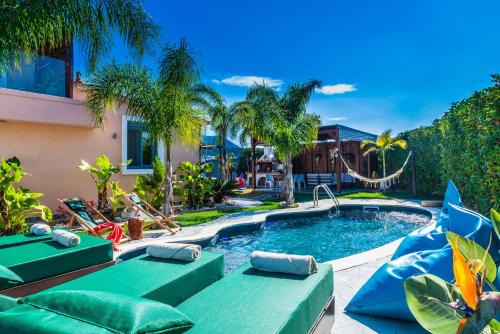 Petaloudes Villa | Antonakis Villa Rhodes Private Pool & Jacuzzi Retreat