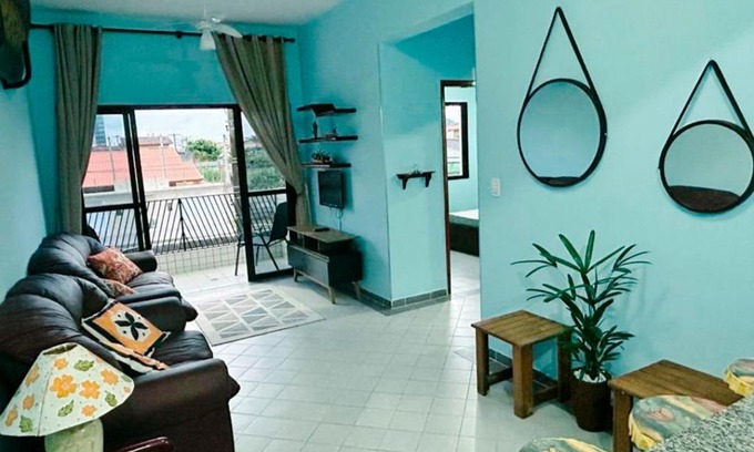 Vila Anhanguera Apartment | Ap beira-mar com wi-fi e garagem
