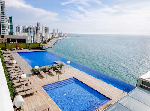 Bocagrande Apartment | Apartamento en Lujoso Edificio H2 Plaza Bocagrande