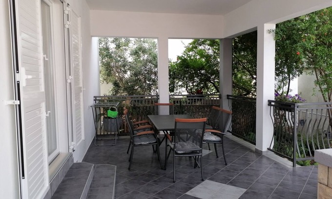Razanj Apartment | Apartment in Ražanj with Terrace, Air condition, WIFI, Washing machine (3567-1)