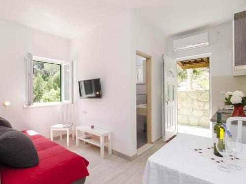Kobas Apartment | Apartments Matu ko Mljet - One Bedroom Apartment with Balcony and Sea View