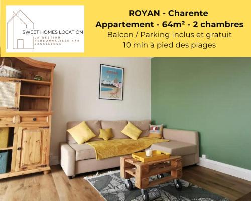 Royan Apartment | Appartement lumineux proche plage et marché, centre-ville accessible à pied parking gratuit I SWEET HOMES LOCATION