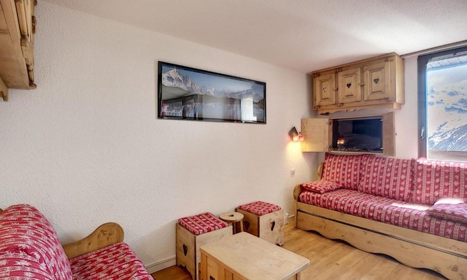 Reberty Apartment | Appartement rénové 2 pièces, 6 pers, balcon sud, ski aux pieds - Les Menuires - FR-1-178-59