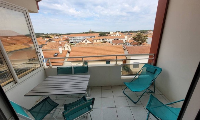 Mimizan-Plage Apartment | Apt at the foot of the beach for 4 to 5 people - Mimizan plage