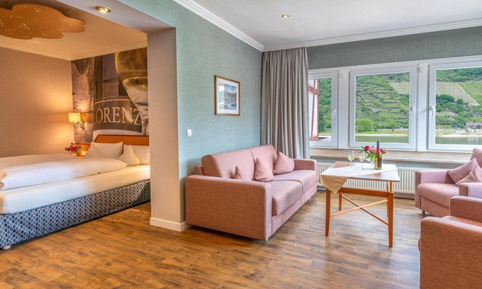 Sankt Goar House | Auslese Doppelzimmer - Weinhotel Landsknecht