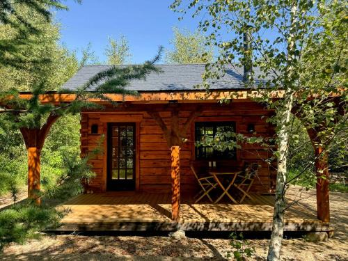 Ejstrupholm House | Authentic Log Cabin In Forest Near Ejstrupholm
