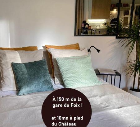 Foix Apartment | AUX 4 LOGIS - Studio Le City - Petit déjeuner offert 1ère nuit